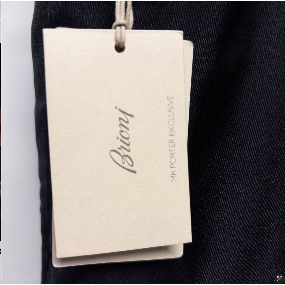 Brioni‎ Silk Dress Pants 56 EU 40 US NWT Mr Porter Exclusive Bormio Trousers - Picture 9 of 16